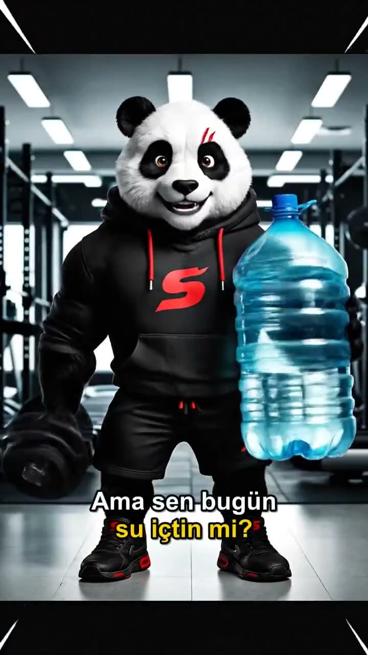 Sporio — Su & performans AI reklam videosu kapağı