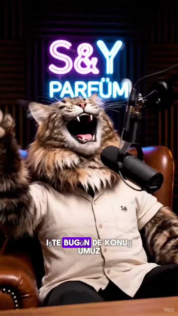 S&Y Parfüm — Podcast konsept reklamı AI reklam videosu kapağı