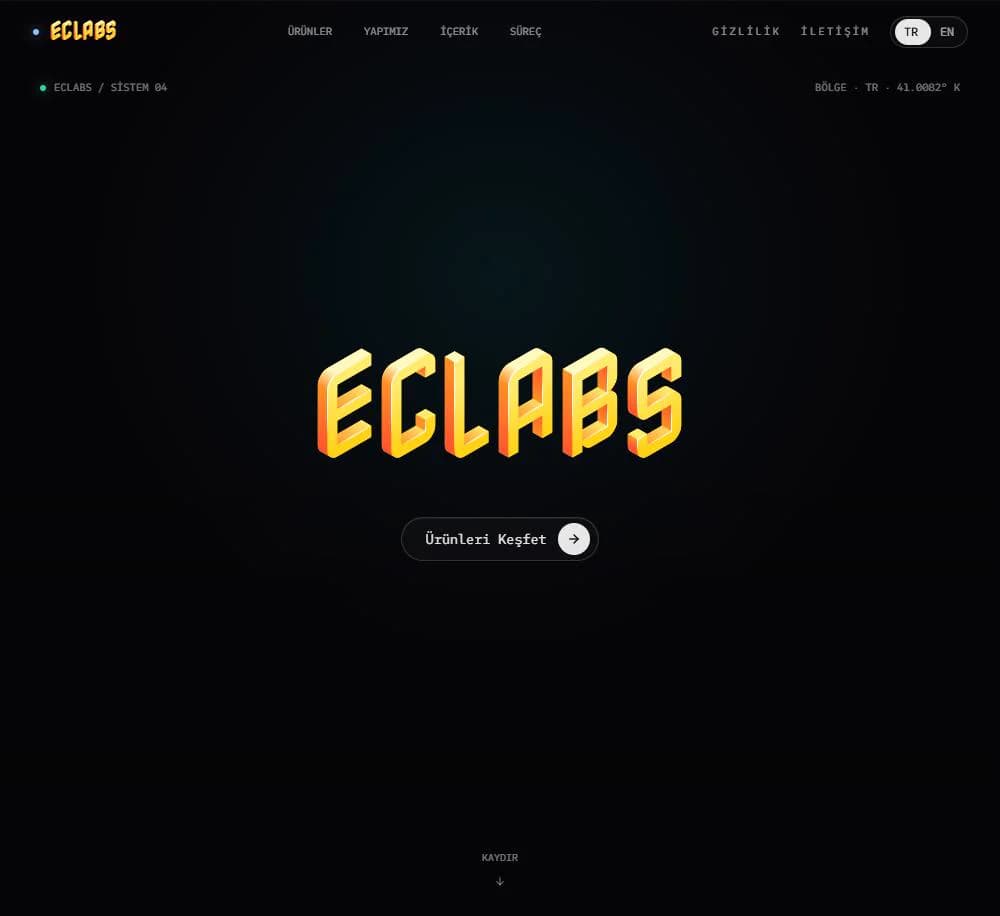 ECLABS — Yazılım / iOS Ürün Stüdyosu